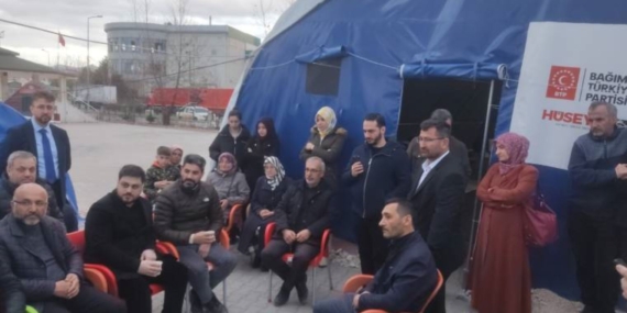 BTP lideri Hüseyin Baş: Kızılay’ın 140 bine sattığı çadırı biz 32 bine aldık