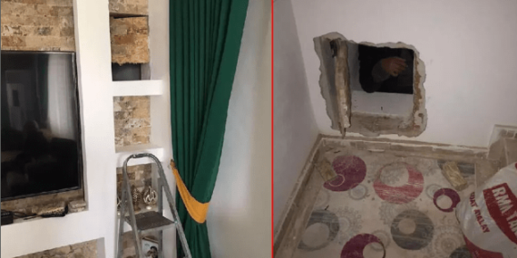 Polis Duvarı Kırınca İçinden Çıktı: Görenler Şaşkına Döndü!