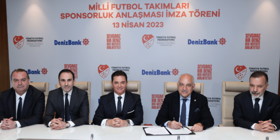 DenizBank ve TFF  Milli Futbol Takımları   Ana Sponsorluğunu 3 yıl uzattı