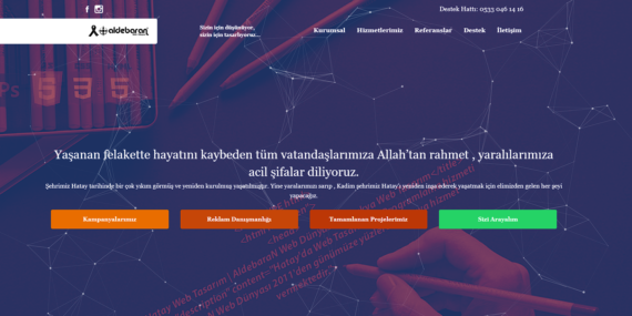 Hatay Web Tasarım Piyasasının Öncüsü: Aldebaran Bilişim