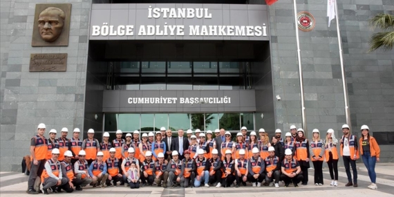 Adliye personeli AFAD gönüllüsü oldu