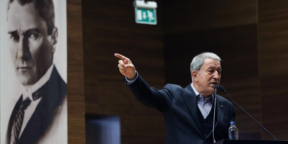 Bakan Akar: Eskiden Gabar'da teröristler varken şimdi petrol nereden çıkacak noktasına geldik