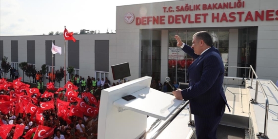 Bakan Koca: Defne Devlet Hastanesi, 300 yataklı, 51 yoğun bakımı olan bir hastanemiz