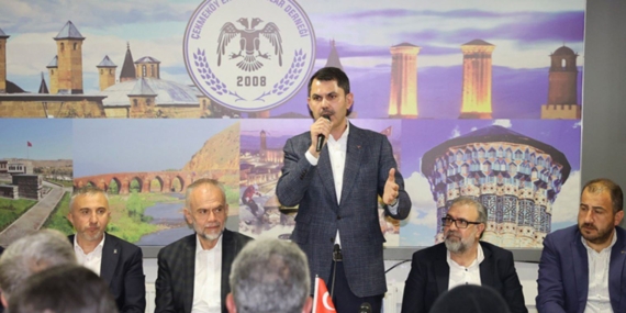 Bakan Kurum da 'ama'lı konuştu: Erzurum’a şov yapmaya gidersen millet de seni başının üstünde taşımaz