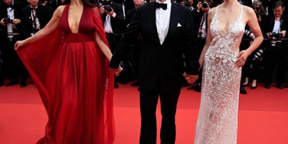 Cannes Film Festivali: Kırmızı halıda Michael Douglas çıkarması! Kızlarıyla açılışa damga vurdular