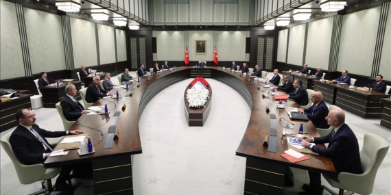 Cumhurbaşkanlığı Kabinesi üyeleri, yeniden seçilen Cumhurbaşkanı Erdoğan'ı tebrik etti
