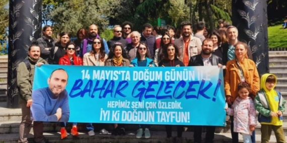 Gezi tutuklusu Kahraman'ı dostları unutmadı: İyi ki doğdun Tayfun!