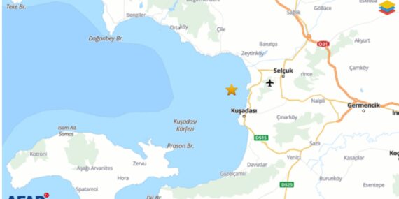 Son dakika! Kuşadası Körfezi'nde deprem