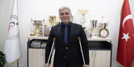 TBESF'nin yeni başkanı Alpaslan Erkoç: "Bastonlarım tüm engellileri taşıyacak"
