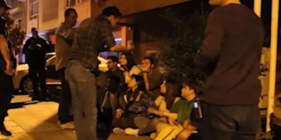 YSK önünde protestoya 10 gözaltı!
