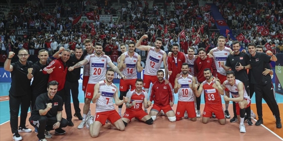A Milli Erkek Voleybol Takımı, Portekiz'i 3-1 yenerek adını Dörtlü Final'e yazdırdı
