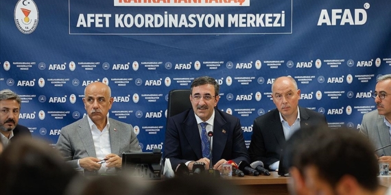 Cumhurbaşkanı Yardımcısı Yılmaz: Depremin yaralarını devlet ve millet olarak hep birlikte saracağız