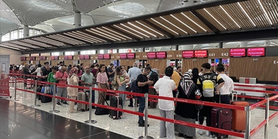 İstanbul Havalimanı'nda Kurban Bayramı yoğunluğu