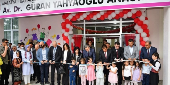 Malatya'da hayırsever tarafından yapılan anaokulu açıldı