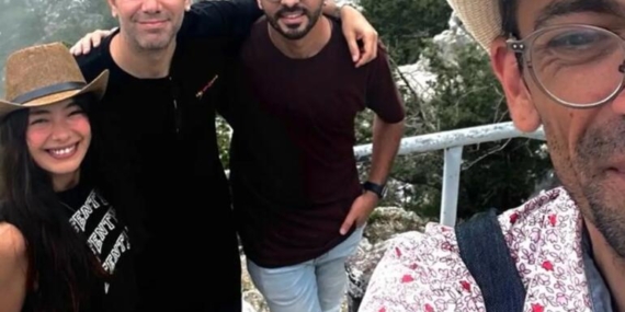 Neslihan Atagül ve Kadir Doğulu'dan mutluluk pozu!