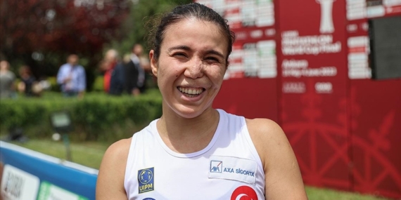 Pentatlonda Dünya Kupası'nda gümüş madalya alan İlke Özyüksel, "ilklere" devam ediyor