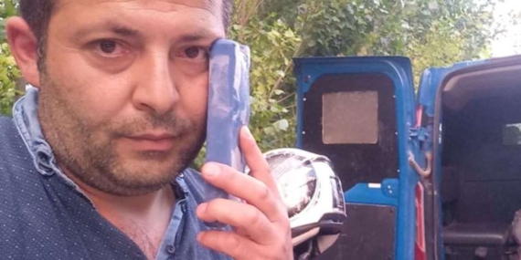 Tren kazasını görüntüleyen gazeteci Mehmet Yalman darbedilerek gözaltına alındı