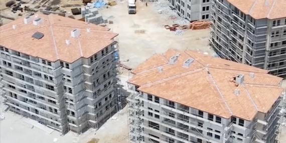 Bakan Özhaseki: İslahiye'de inşa ettiğimiz 17 bloktaki 399 konutun yapımında önemli aşama katettik
