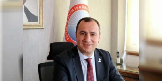 Eğitim-İş Genel Başkanı Kadem Özbay hedef gösterildi: Terörün karşısındayız