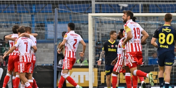Fenerbahçe, Sırbistan ekibi Kızılyıldız'a 3-1 mağlup oldu