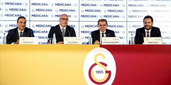 Galatasaray Kulübü, Medicana Sağlık Grubu ile sponsorluk anlaşması imzaladı