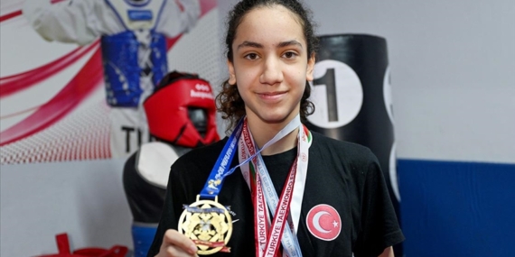 Genç tekvandocu Sıla Irmak Uzunçavdar, ablasının izinden gidiyor