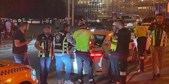 İstanbul'da taksicilere alkol ve uyuşturucu madde kullanımına ilişkin denetim