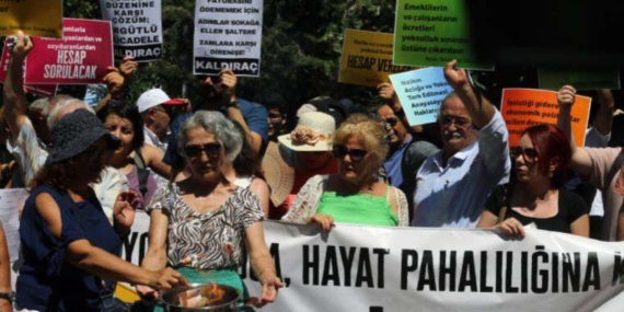 Başkentte eylem: Halk açlığa terk edildi