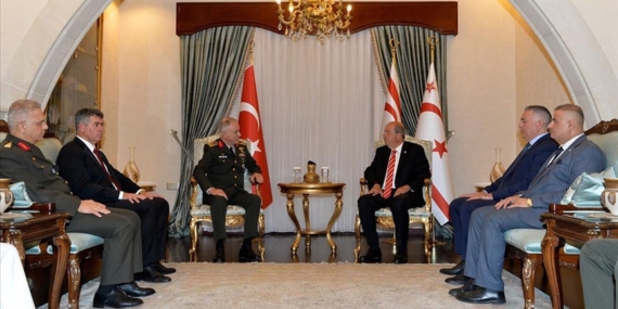 Genelkurmay Başkanı Orgeneral Gürak'tan KKTC Cumhurbaşkanı Tatar ve Cumhuriyet Meclisi Başkanı Töre'ye ziyaret