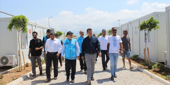 Hatay'da TDV ve DİTİB tarafından yaptırılan 2 bin 23 konteynere depremzedeler yerleşti