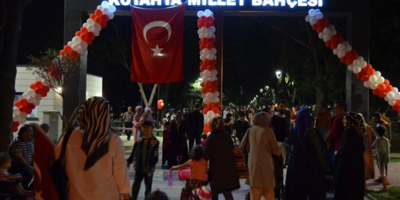 Kütahya Millet Bahçesi'nin açılışı yapıldı
