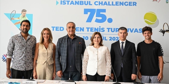 75. TED Open Uluslararası Tenis Turnuvası'nın basın toplantısı yapıldı
