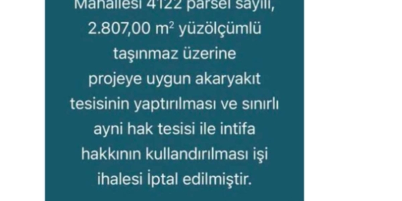 AKP’li belediyenin ihalesi iptal edildi… Kaftancıoğlu: 'Parkınıza sahip çıktınız, kutluyorum'