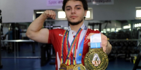 Avrupa ve dünya bilek güreşi şampiyonu para milli sporcu yeni başarılar peşinde