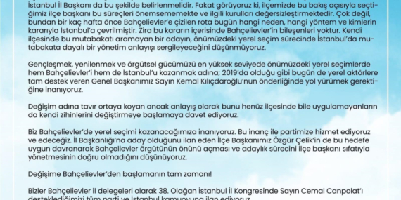 CHP İstanbul'da delege ayrılığı!