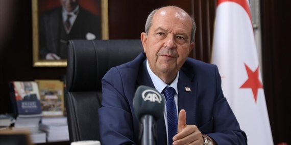 Ersin Tatar, Türk askeri çekildiği an GKRY'deki ırkçı saldırıların hedefinin Kıbrıs Türkleri olacağını söyledi