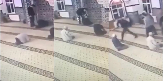 Isparta'da camiye ayakkabıyla giren kişi hakkında suç duyurusunda bulunuldu