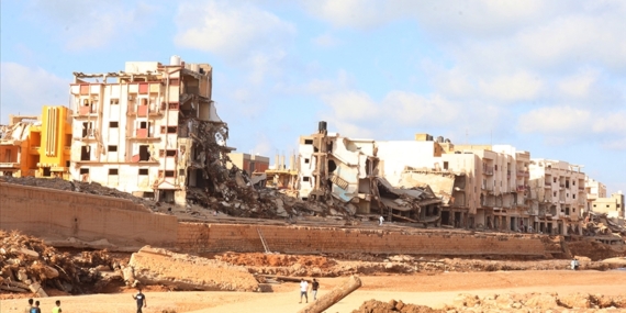 Libya'nın doğusundaki hükümet selin en çok etkilediği Derne'de karantina uygulayacak