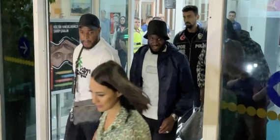Tanguy Ndombele, Galatasaray için İstanbul'da