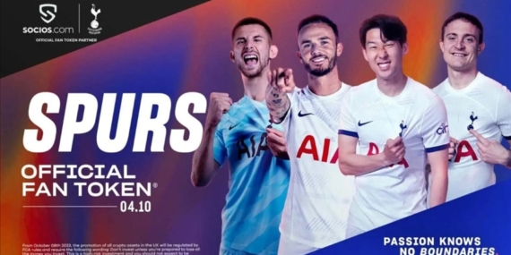 Tottenham, Socios.com ekosistemine dahil oldu